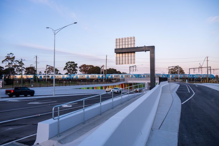 A new road connection has opened in Dandenong today