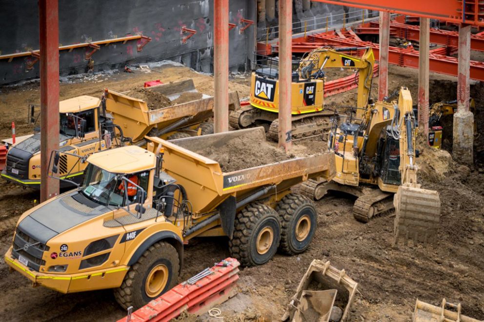 Ground work underway in the northern portal.