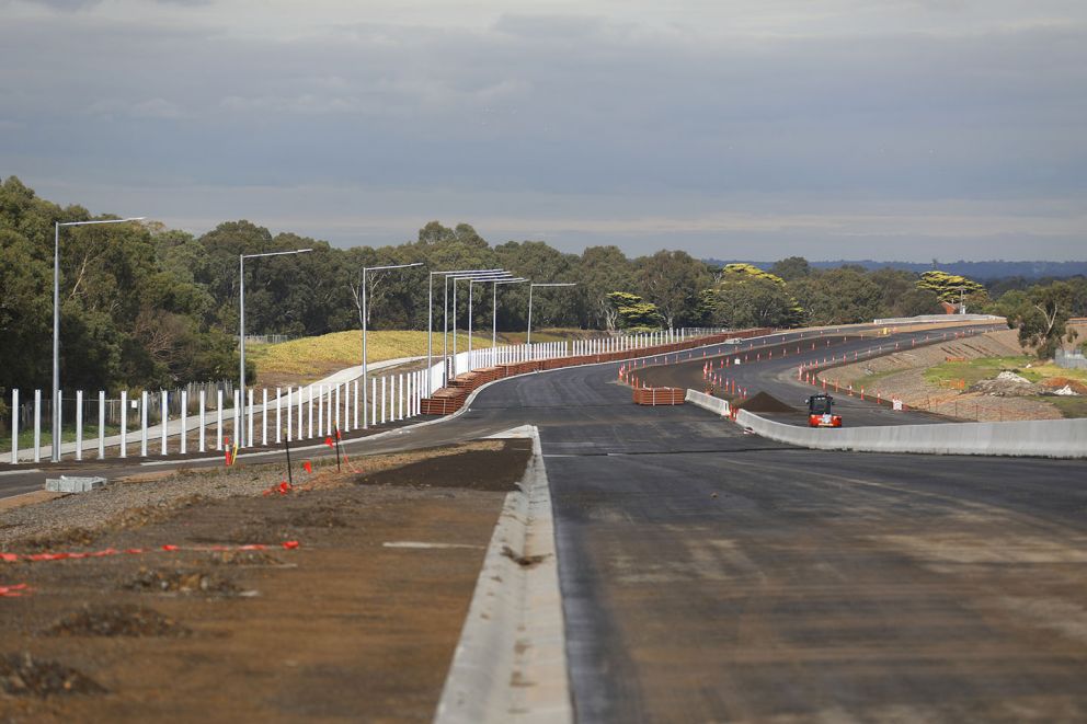 View from the Freeway next to Braeside Park