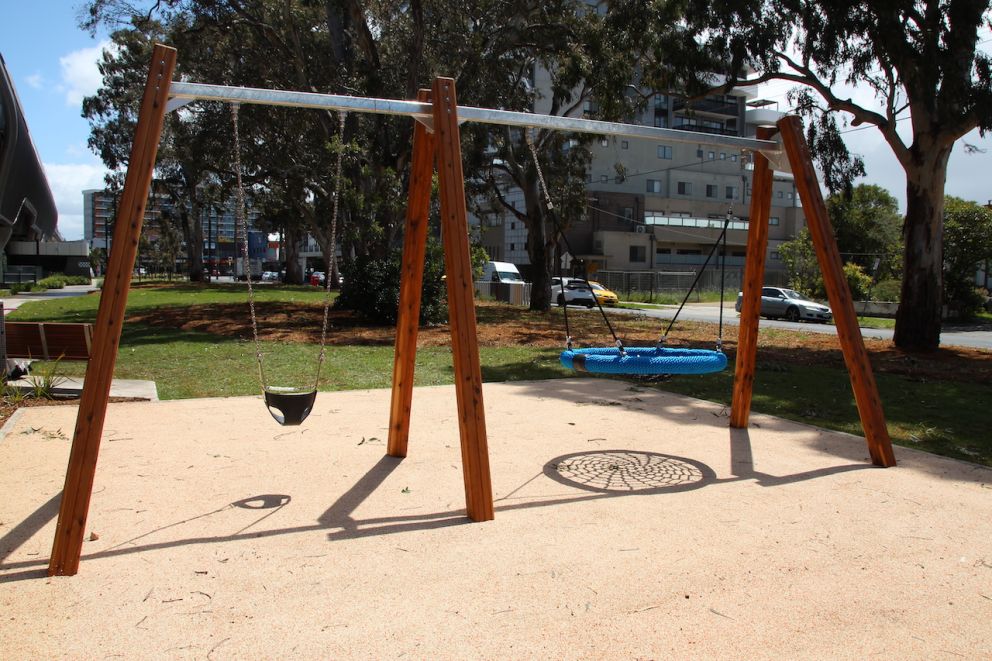 The community also voted to include a swing and a nest swing.