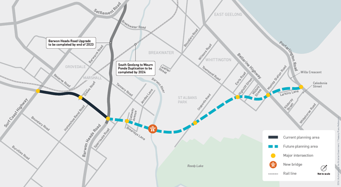 Bellarine Link Project Map