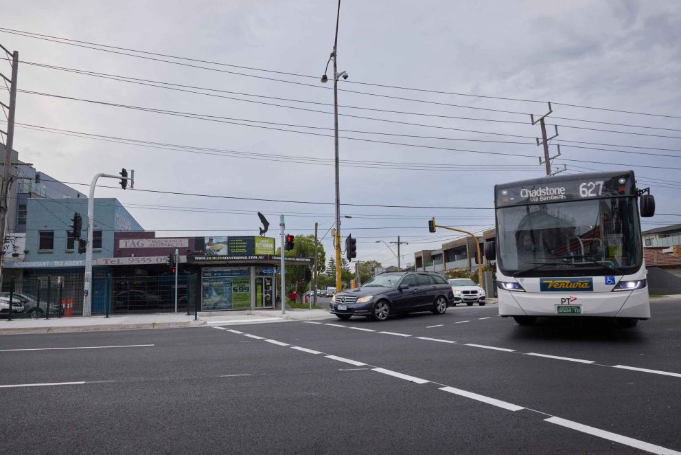 Taylor Street and Jasper Road Construction Image - March 2022