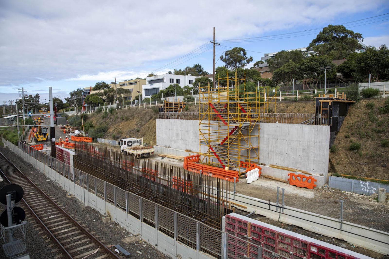 Construction progress at Greensborough in May