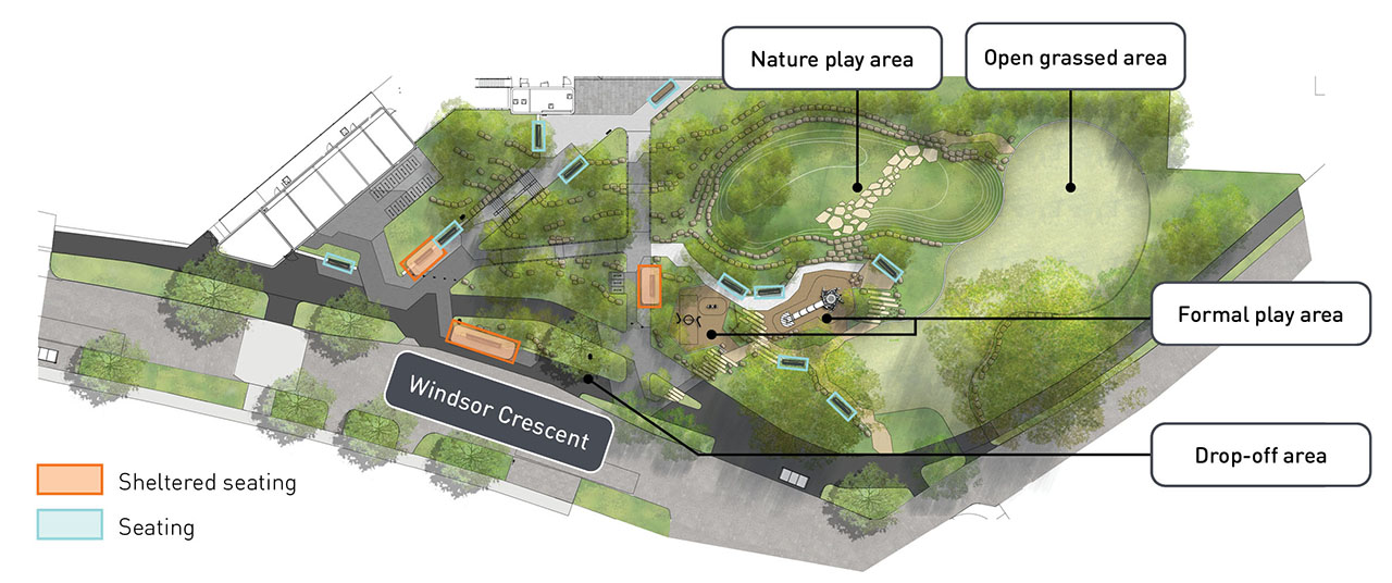 Lorne Parade reserve map