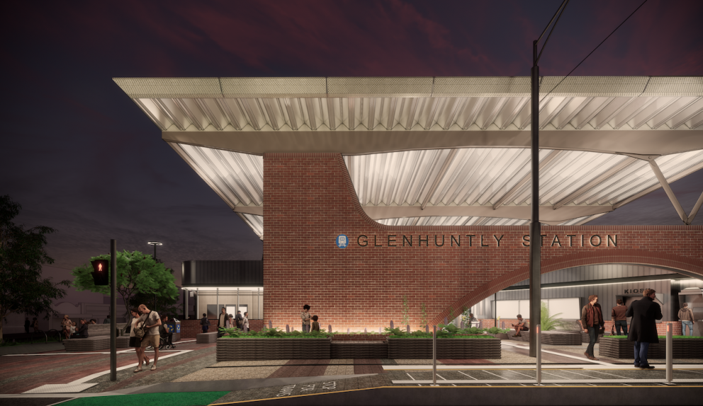 Glenhuntly Station render 1