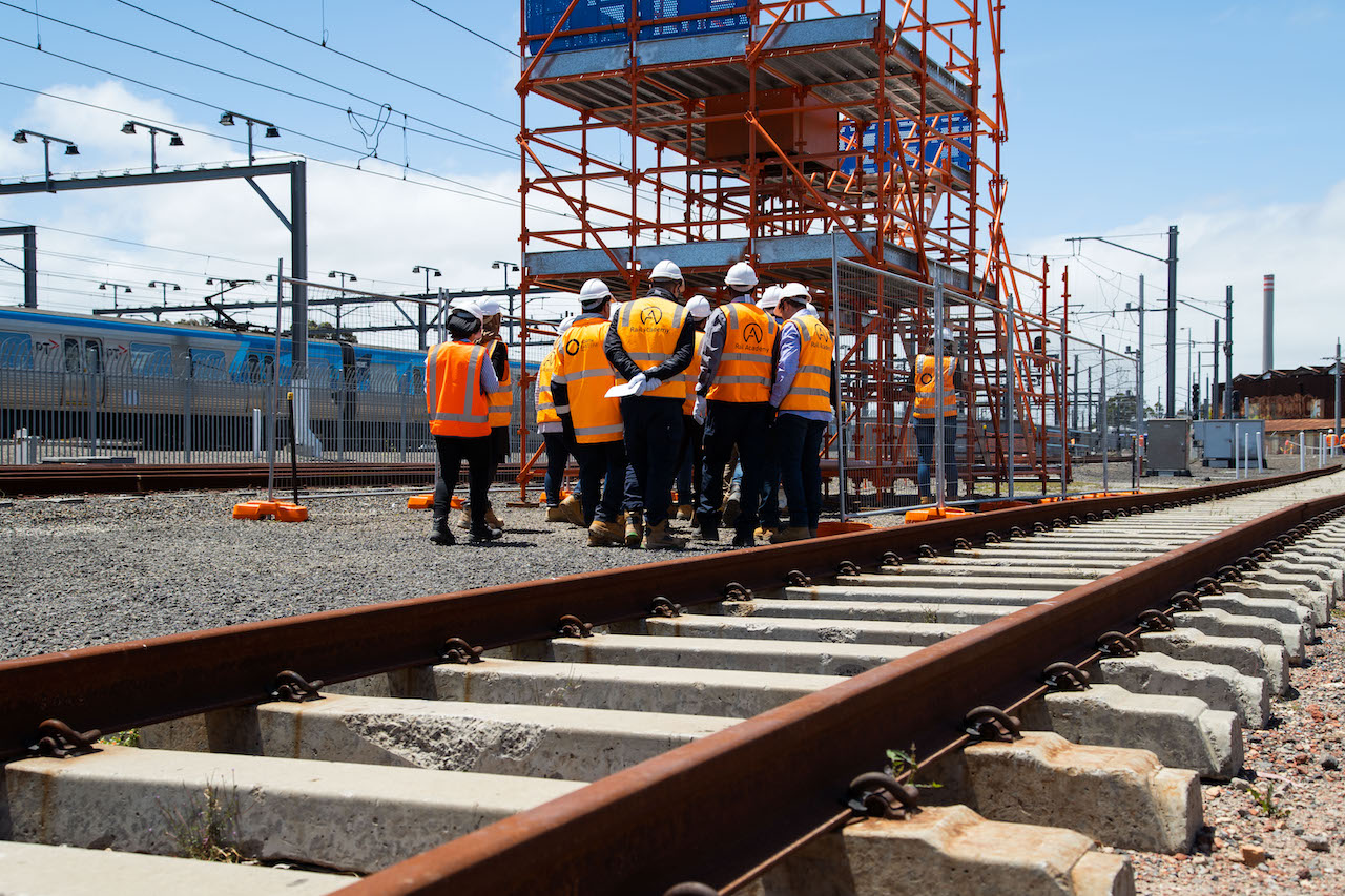 A group of signalling cadets