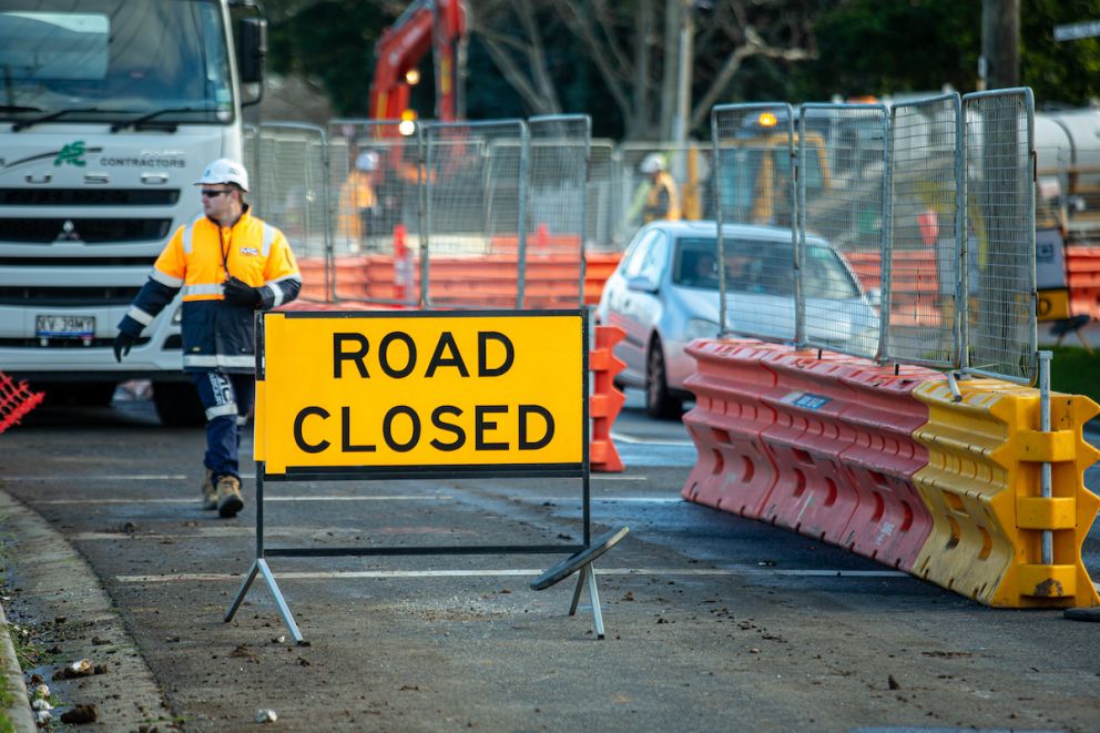 Keep an eye on our disruptions page to see when roads around Parkdale are closing so we can get on with works.