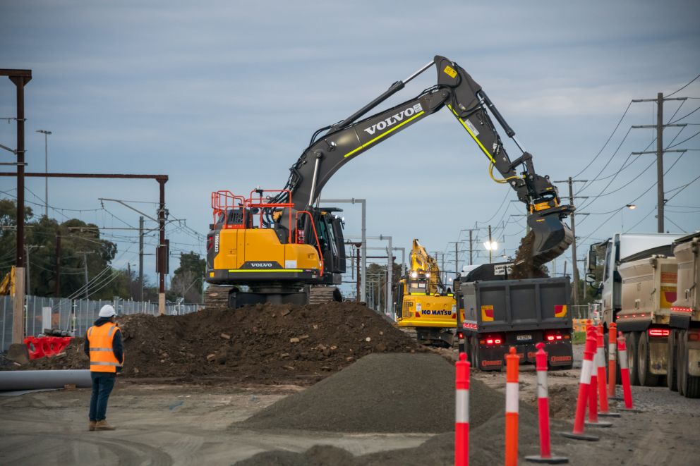 Earthworks at Keon Parade