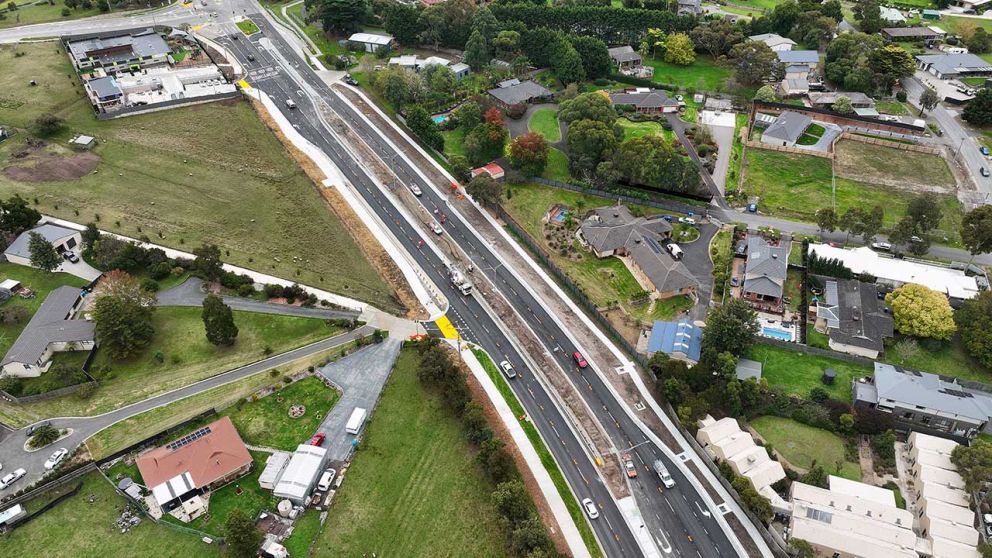 We’ve placed the final layer of asphalt along Narre Warren North Road between Belgrave-Hallam and Fox roads