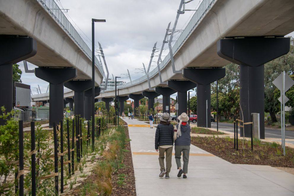 Shared use path at Preston