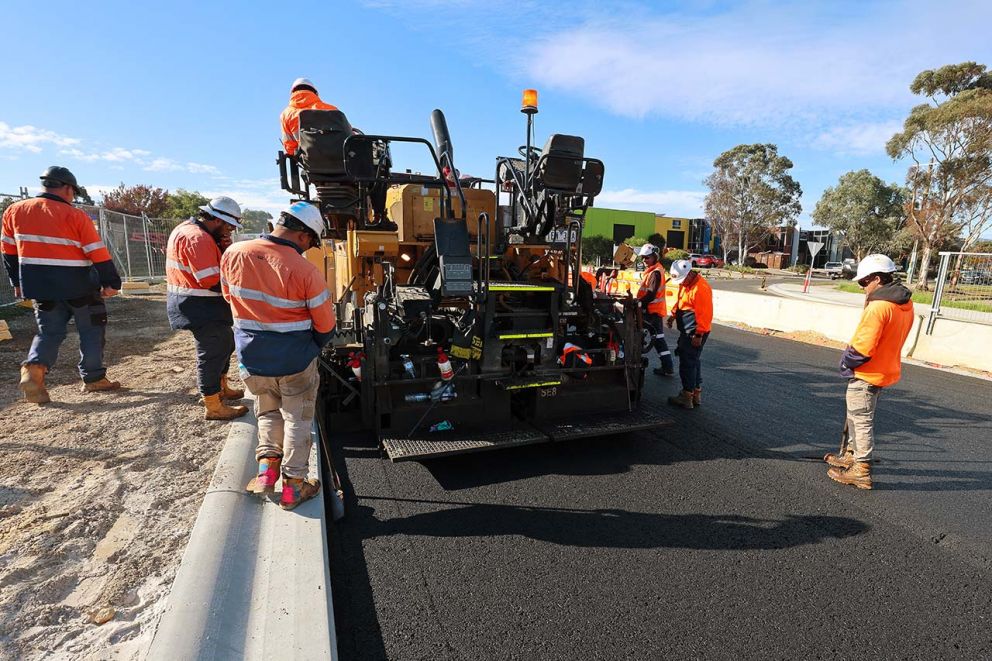 Over 40,000 tonnes of asphalt have been laid since 2021, covering a total of 4 kilometres across Rutherford, Lathams, Hall and Frankston-Dandenong roads.