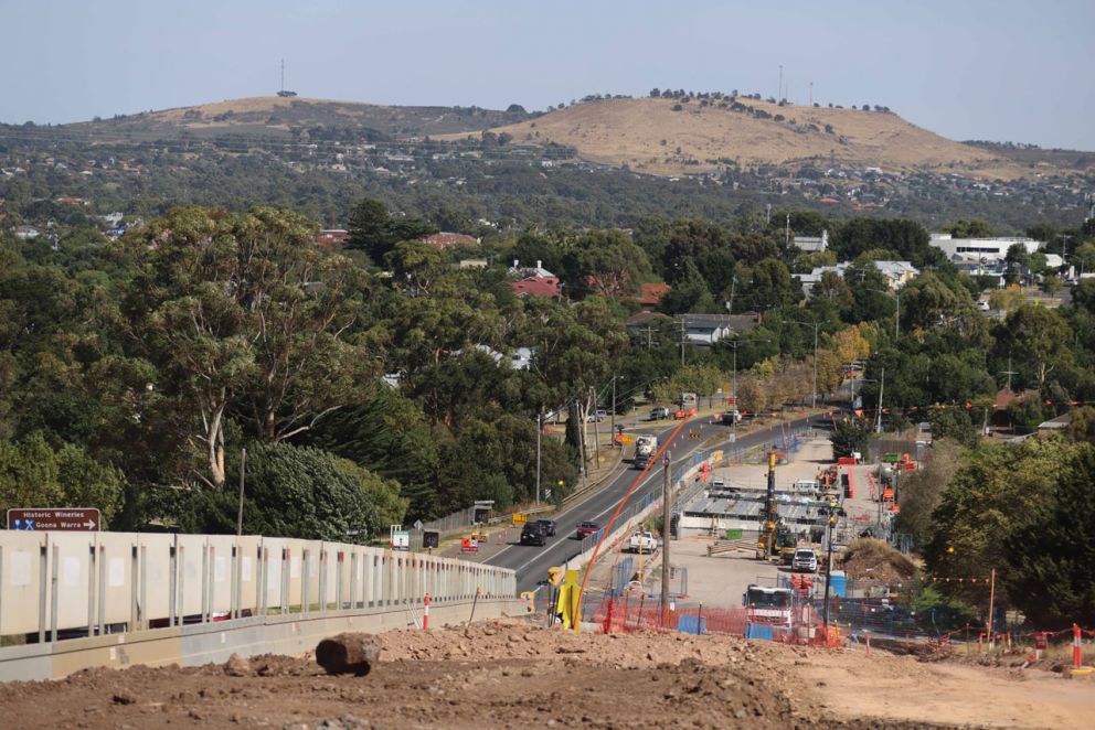 The new bridge taking shape - Feb 23