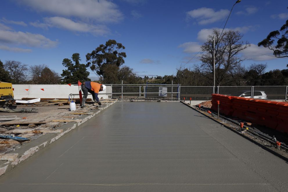 Concreting of the approach slab - July 23