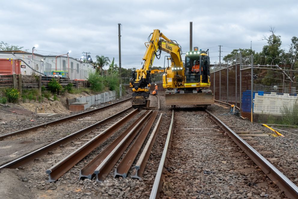 Track removal at Bedford Road