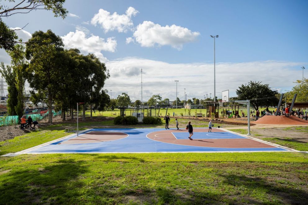 Open space and play space of Don McLean Reserve revitalised.