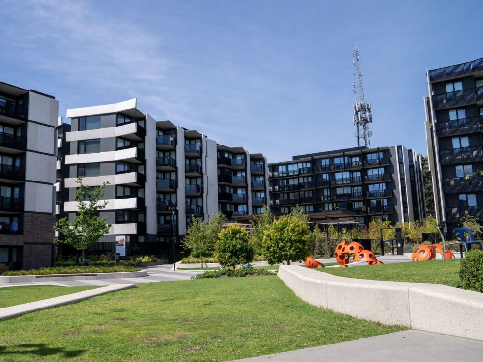 Mid Rise Development at Burwood Brickworks