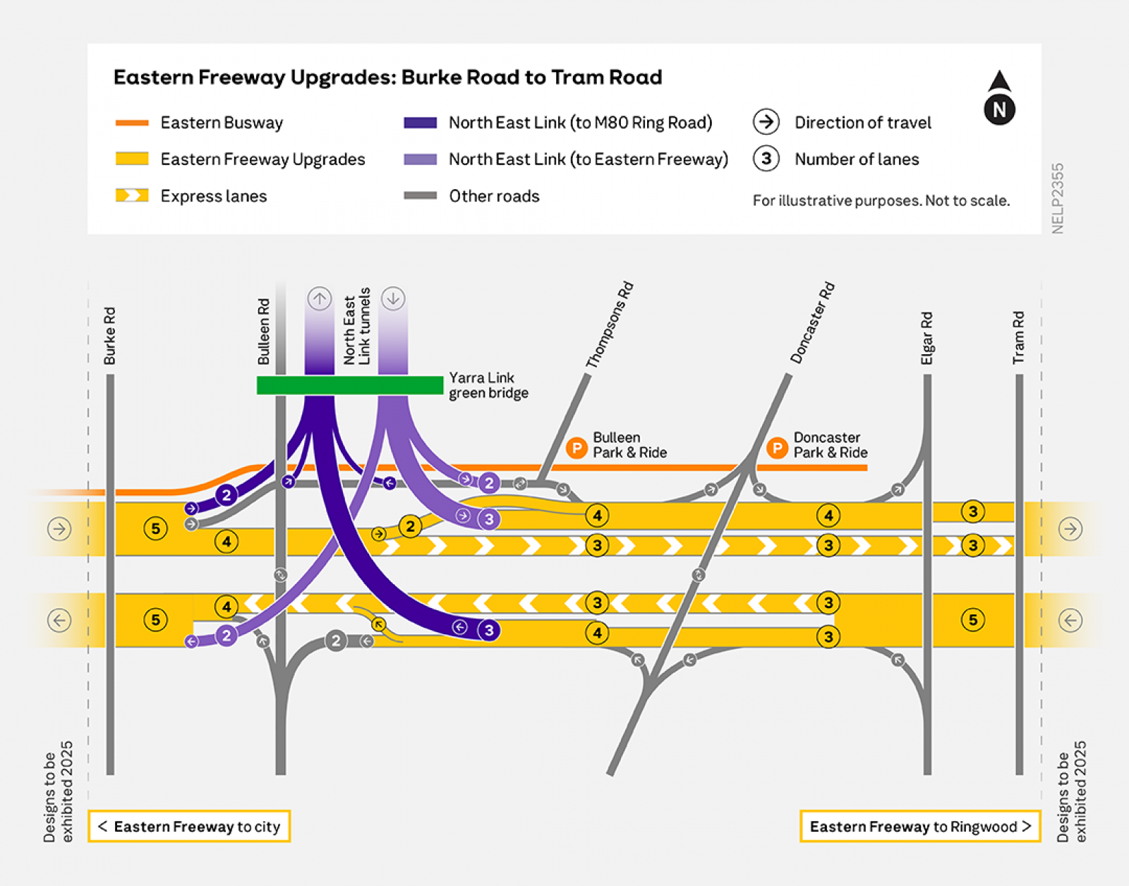 Eastern Freeway Upgrades: Burke Road to Tram Road