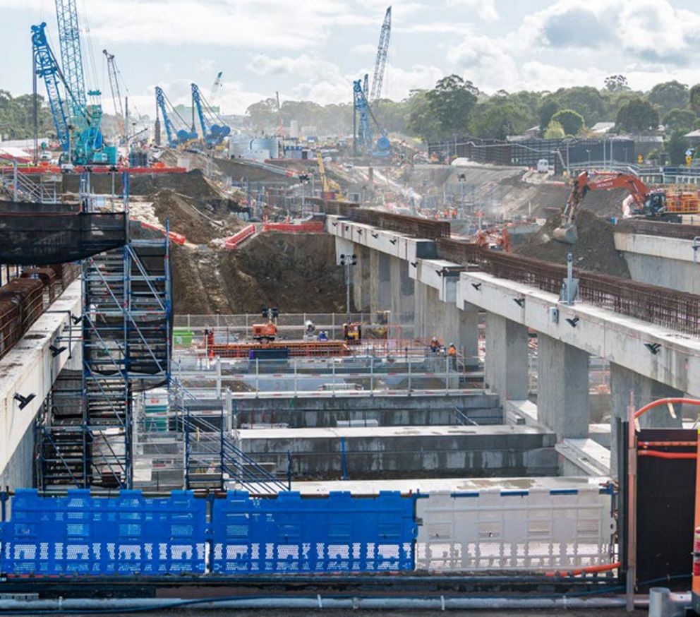 Construction of the Lower Plenty Road interchange progressing