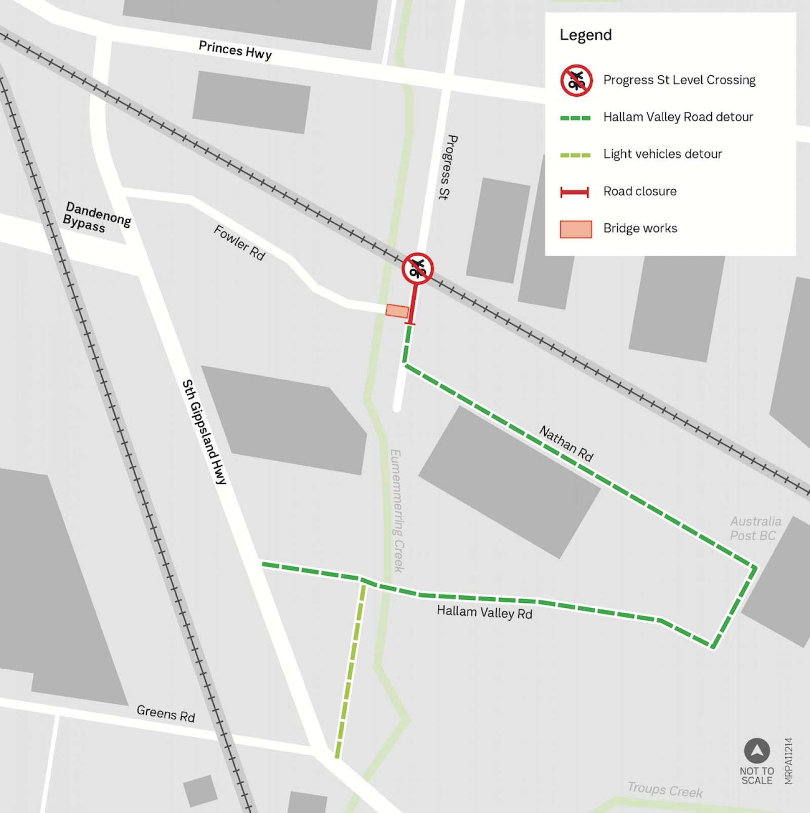 Stage 2 - Progress Street Closure