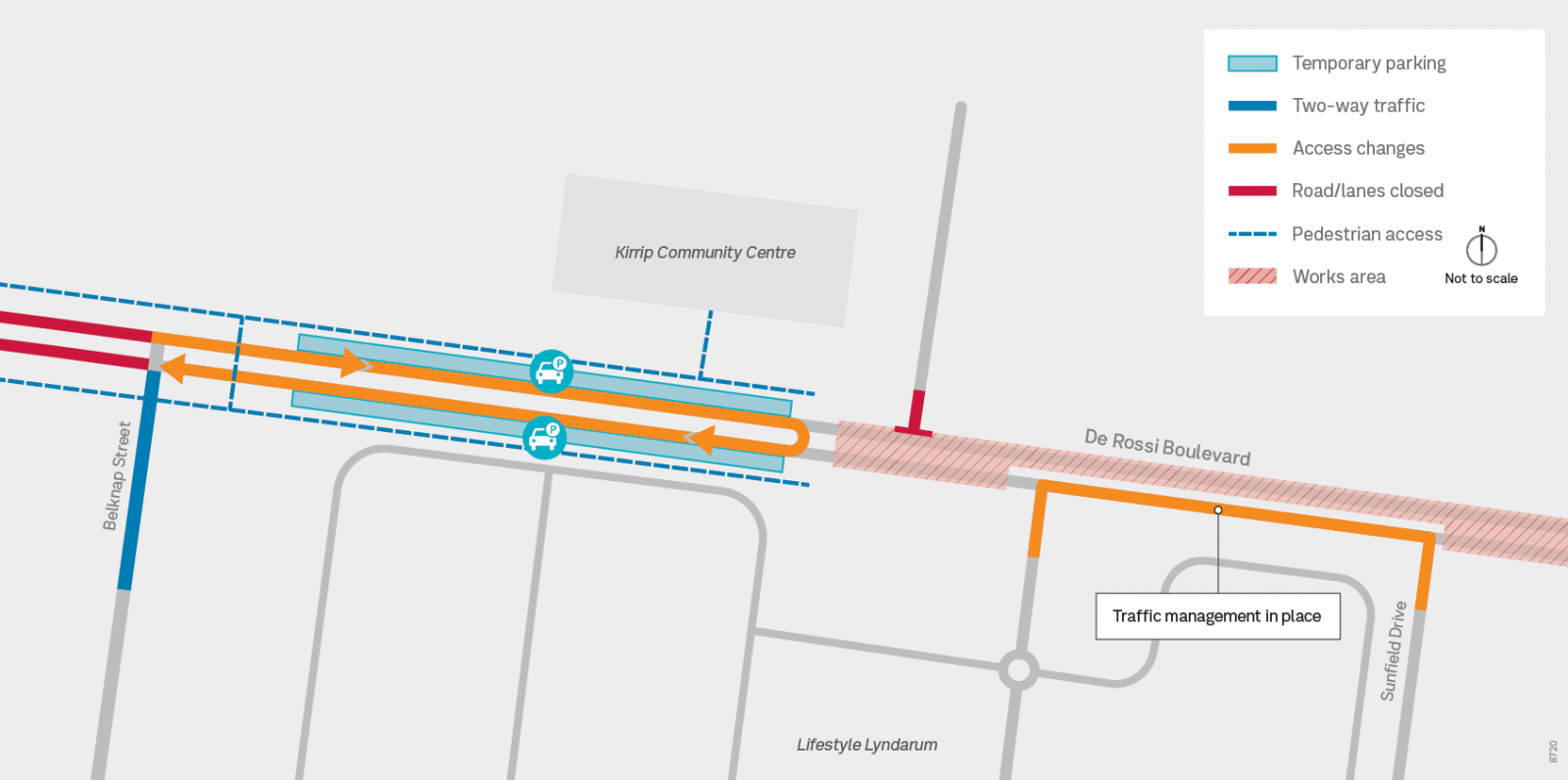 De Rossi Boulevard Stage 2 map