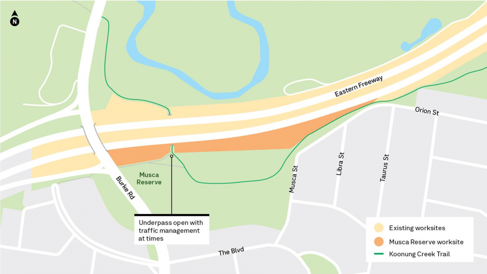 Map of works