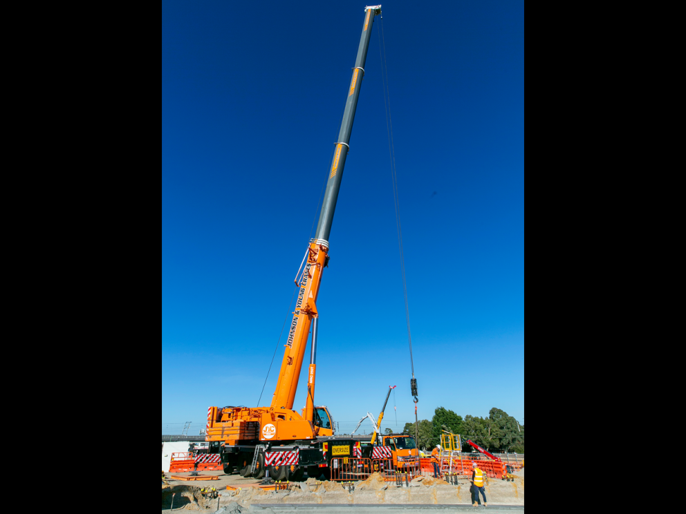 Construction underway in Clayton