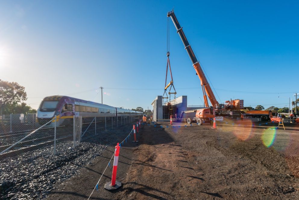 To minimise disruption we’ll keep trains running during construction
