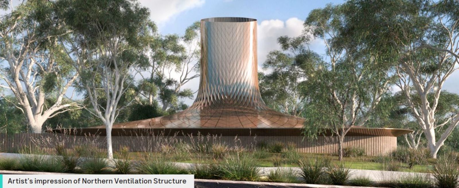 Artist's impression of Ventilation Structure