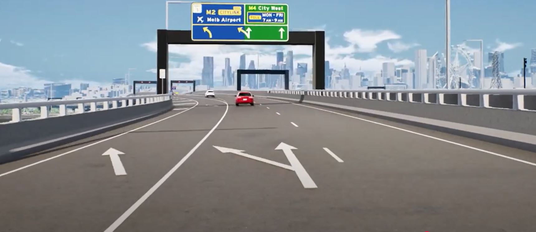 Signage - travelling to CityLink or Airport