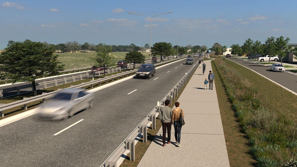 Artist's impression of Ison Road