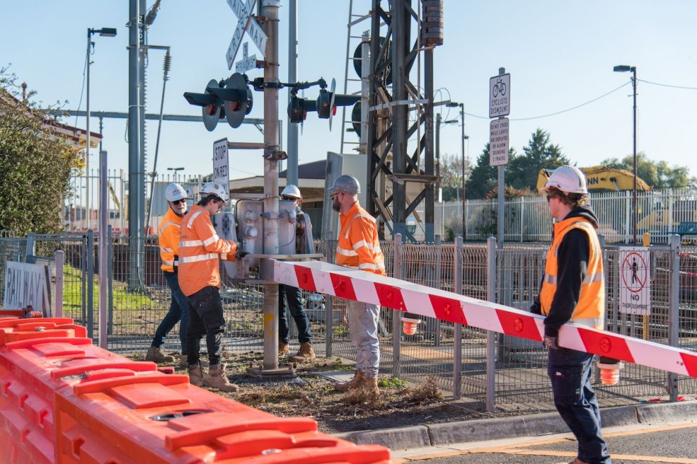 Boom gate removal begins at Mordialloc