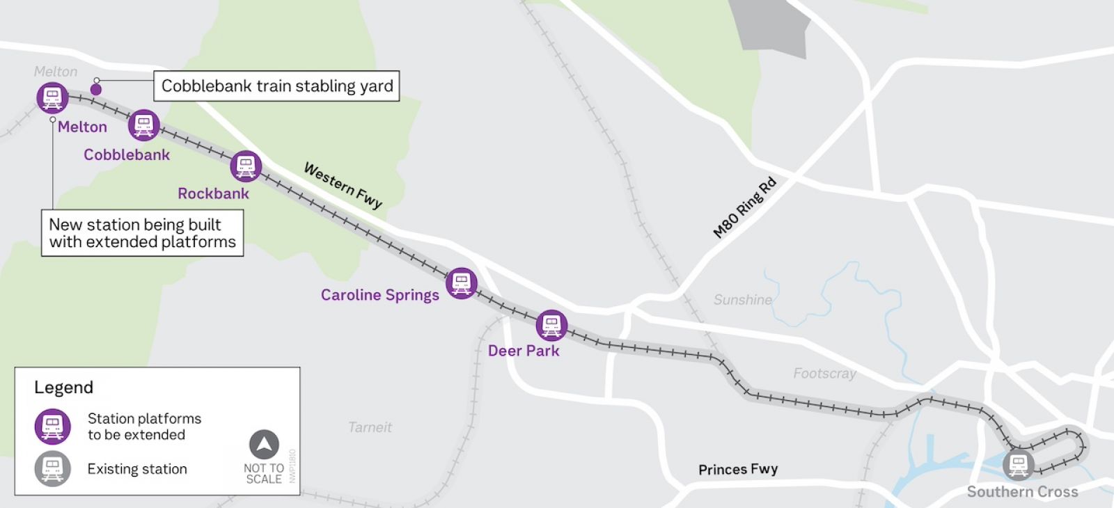 Melton Line Upgrade map