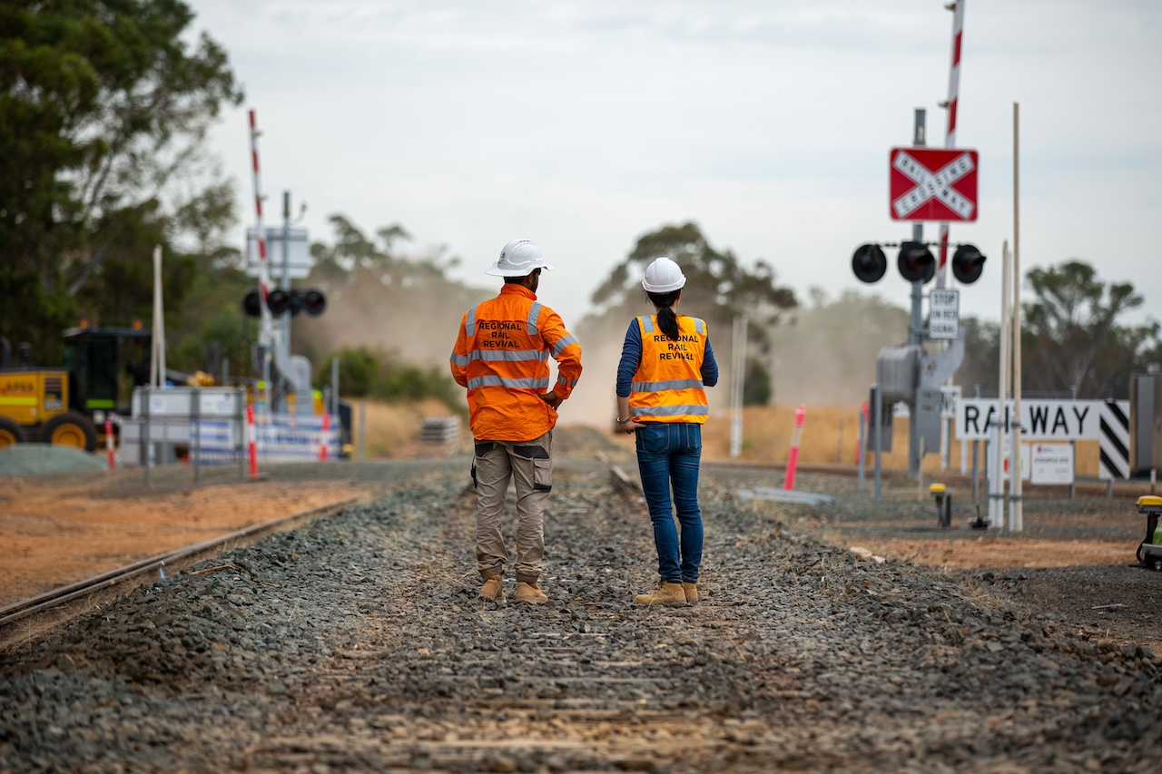 Workers on the line