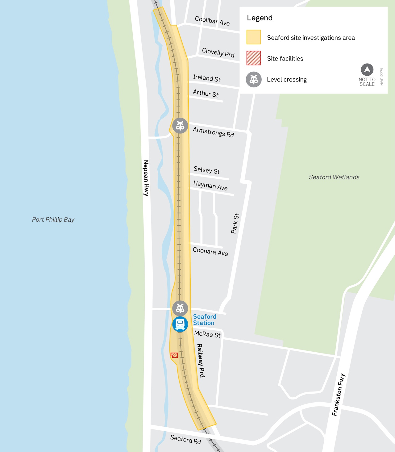 Seaford site investigation map