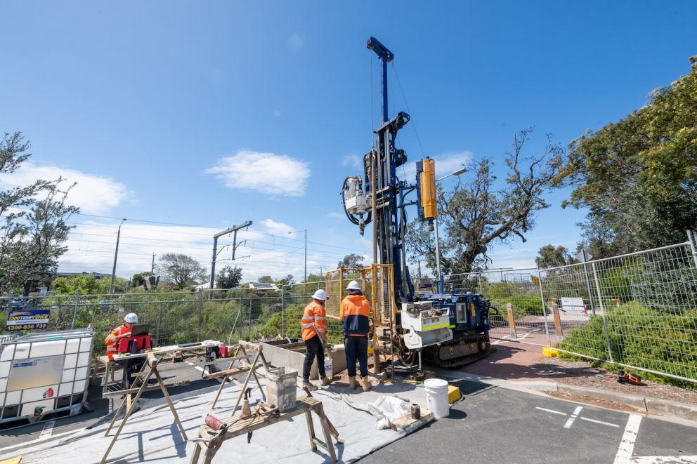Site investigations at Seaford