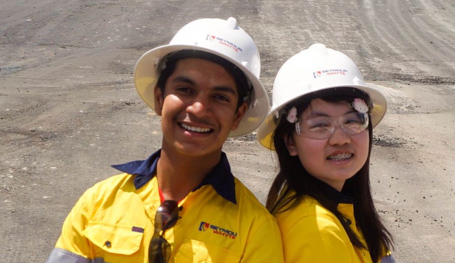 Nossal High School students Krish Dittakavi and Lilly Nguyen