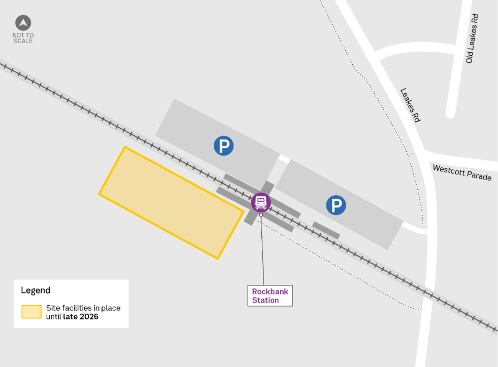 Map showing location of construction site