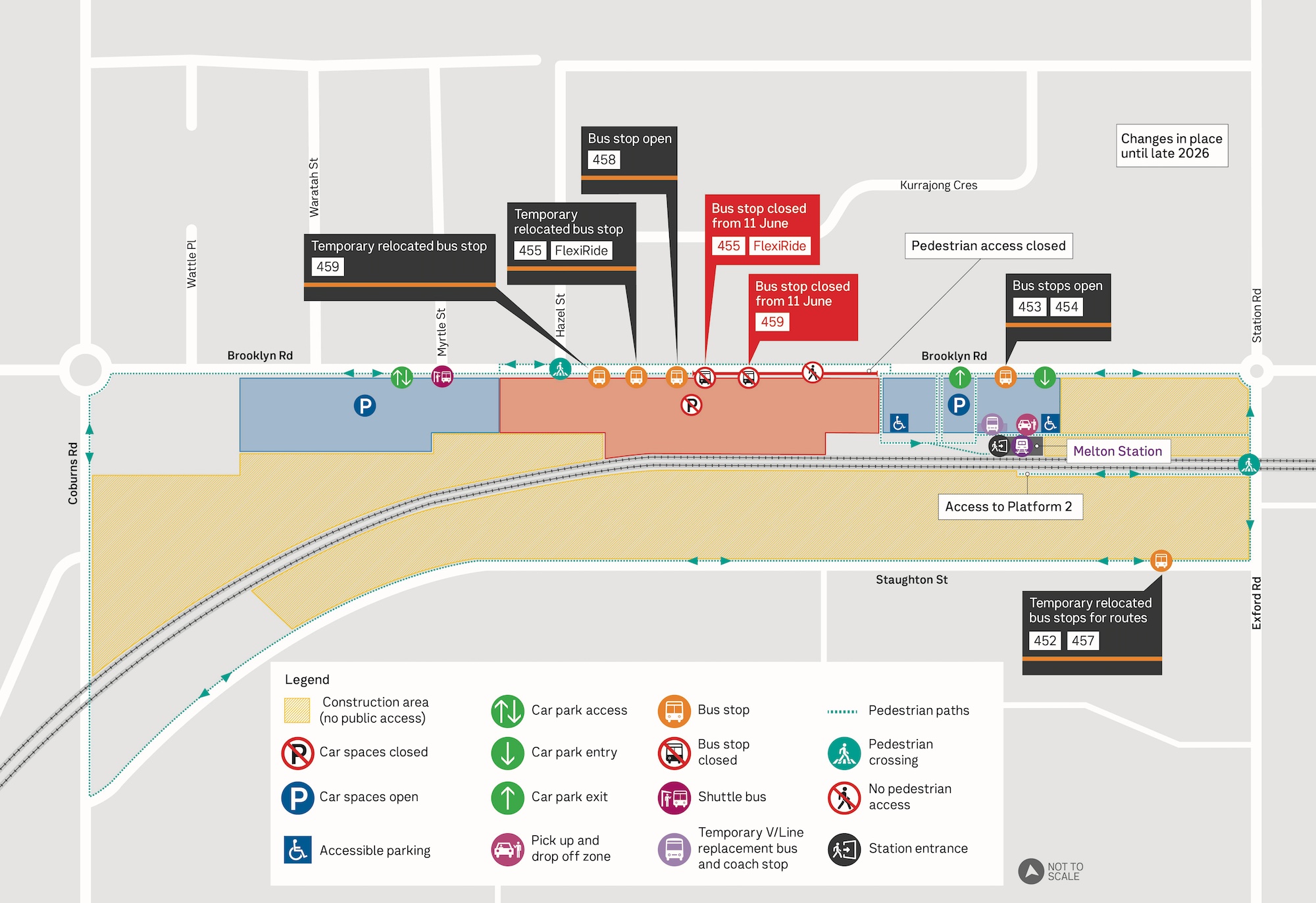 Transit Stop Relocation Melton – Brooklyn Road bus stop relocations in June - Victoria’s Big Build