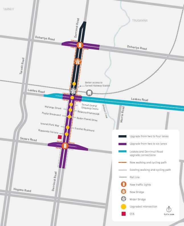 Derrimut Road project map