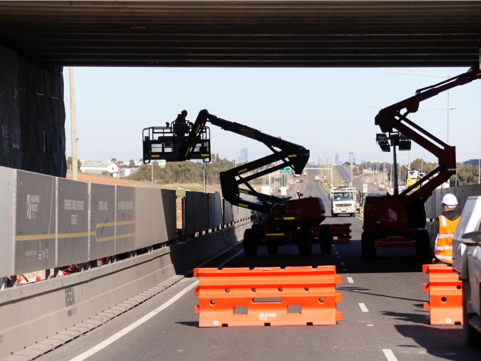 Works continue to widen O'Herns Road bridge