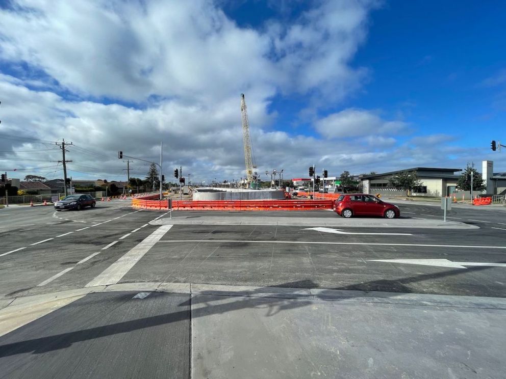 Argyle Avenue opened to vehicles on Tuesday 19 October.