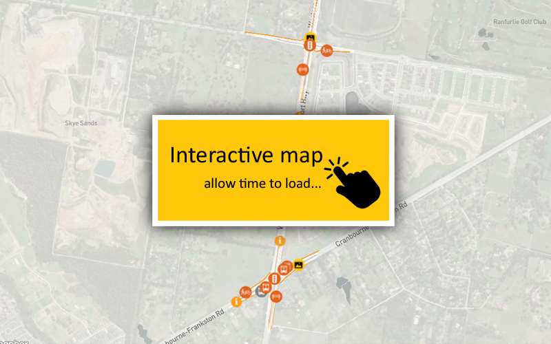 Western Port Highway interactive map