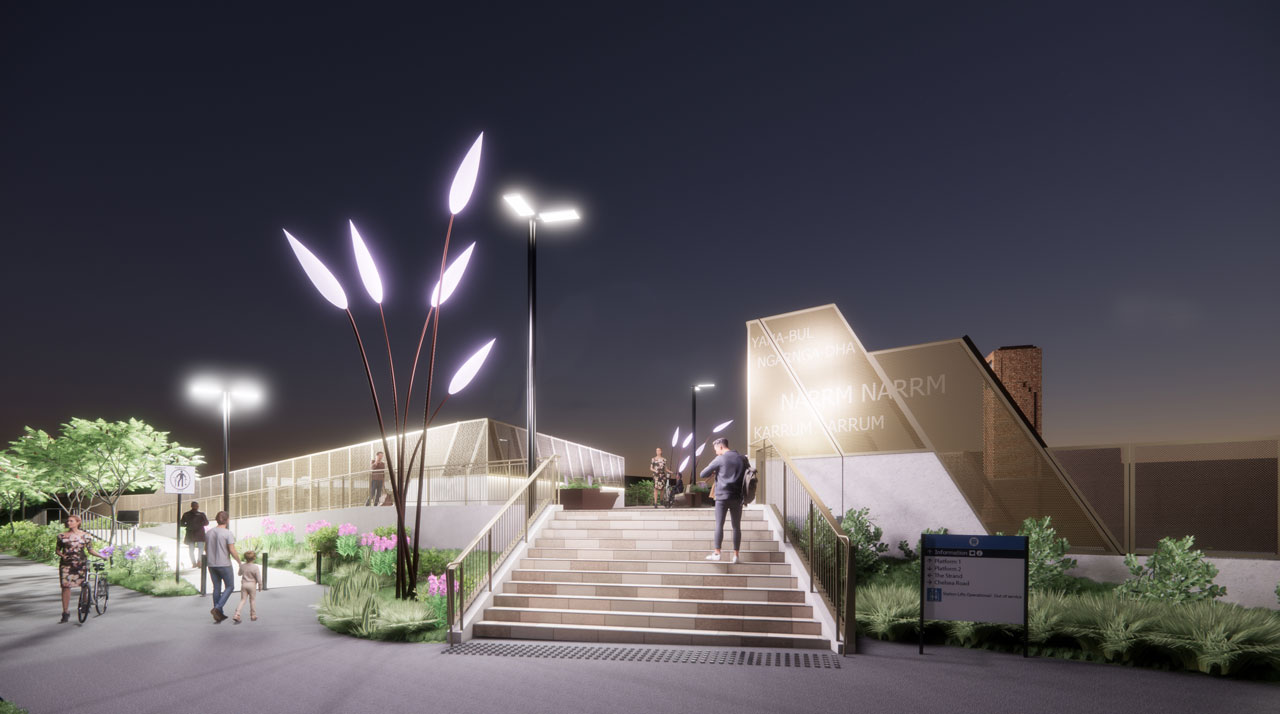 Chelsea Station art. Artist impression.