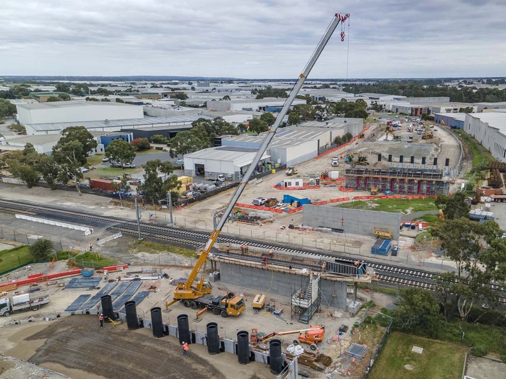 Formwork Installation for Headstock Pier 3