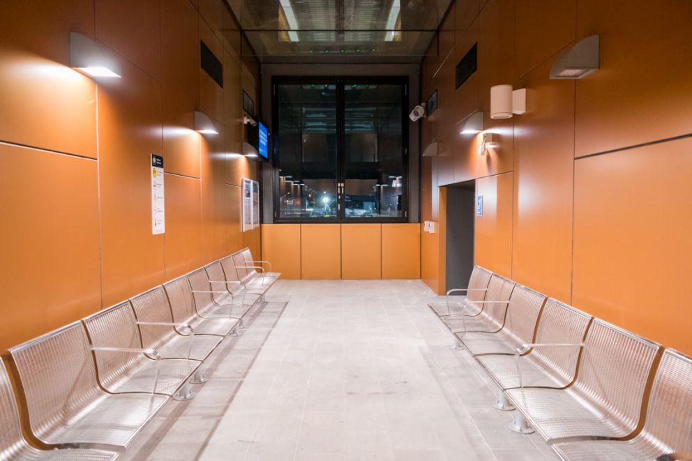 Passenger waiting room