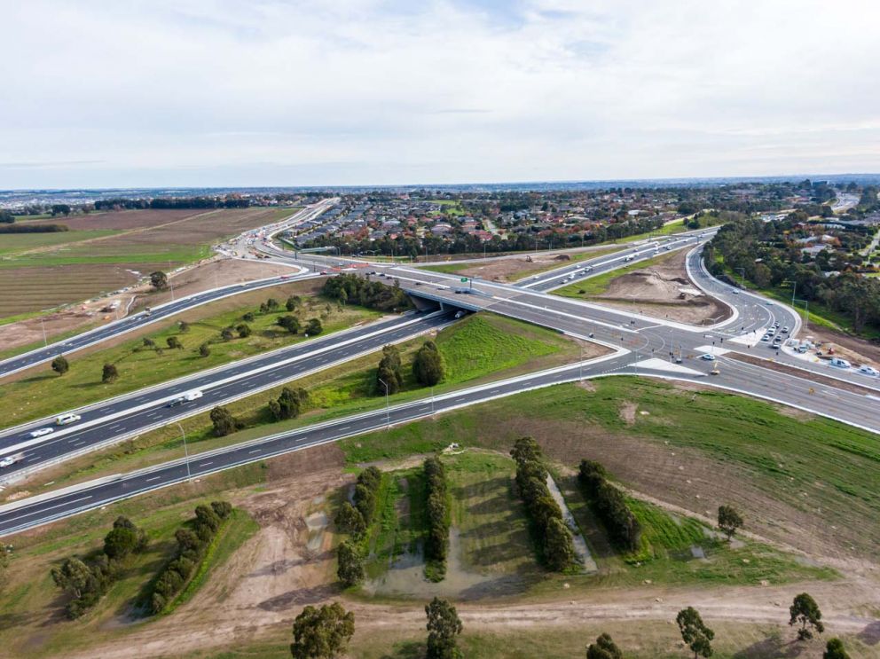 Beaconsfield Interchange new ramps