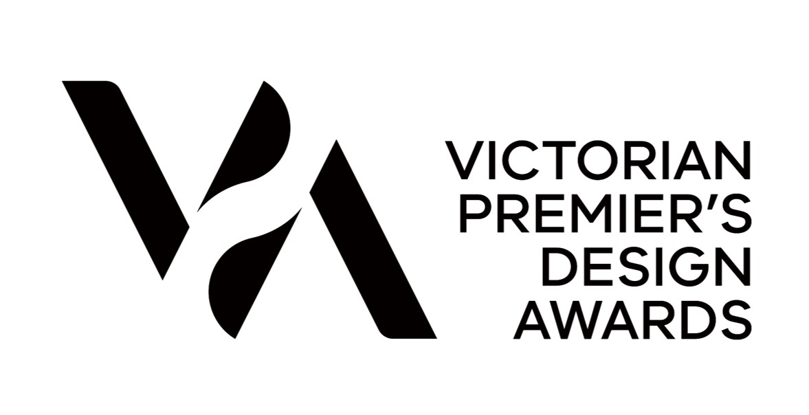 Logo with the words Victorian Premier's Design Awards