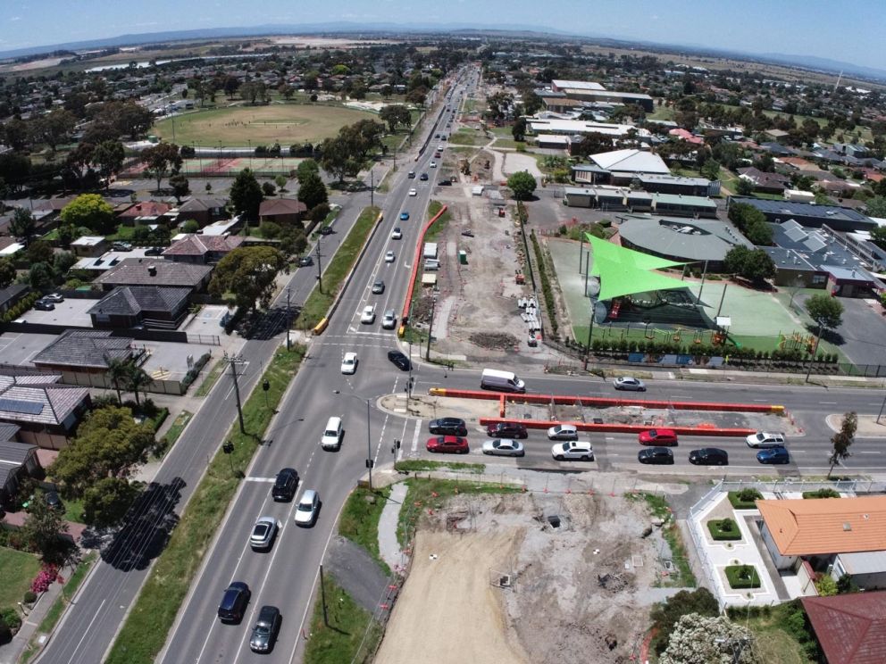 December 2022 – Drainage works at Bridgewater and Craigieburn Road intersection