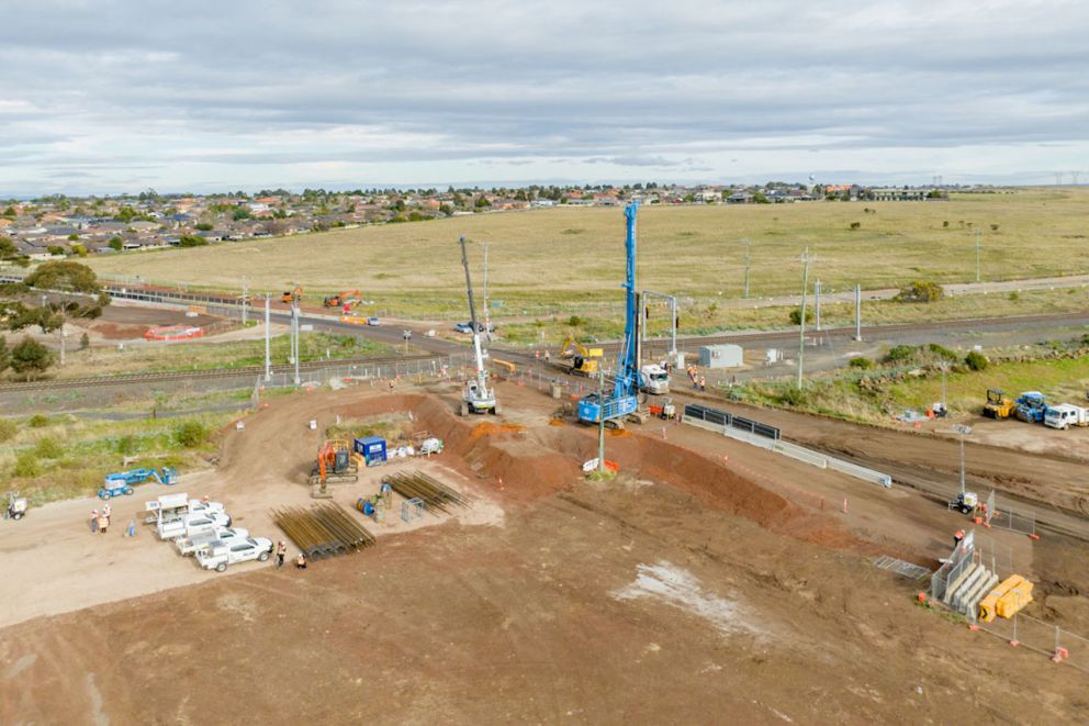 Calder Park Drive work site