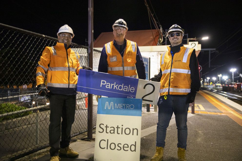 Parkdale Station will remain closed until mid 2024 when the new Parkdale Station opens and trains operate on the new elevated rail